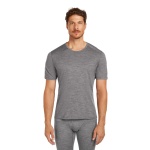 Icebreaker Unterwäsche Tshirt 200 Oasis SS Crewe enganliegend (Merinowolle) grau Herren